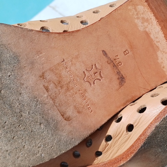 Loeffler Randall Lone perforated peeptoe leather bootie 8.5 sandal - Picture 8 of 10